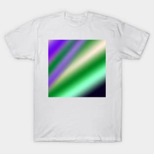 purple green white abstract texture art T-Shirt